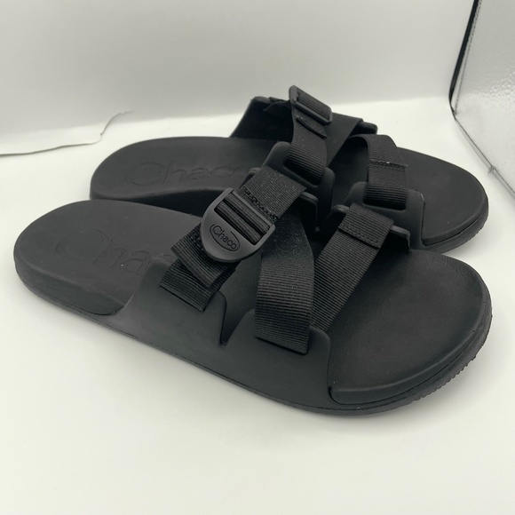 CHACO chillos black comfortable adjustable strap sandals men Size 10 main image 6